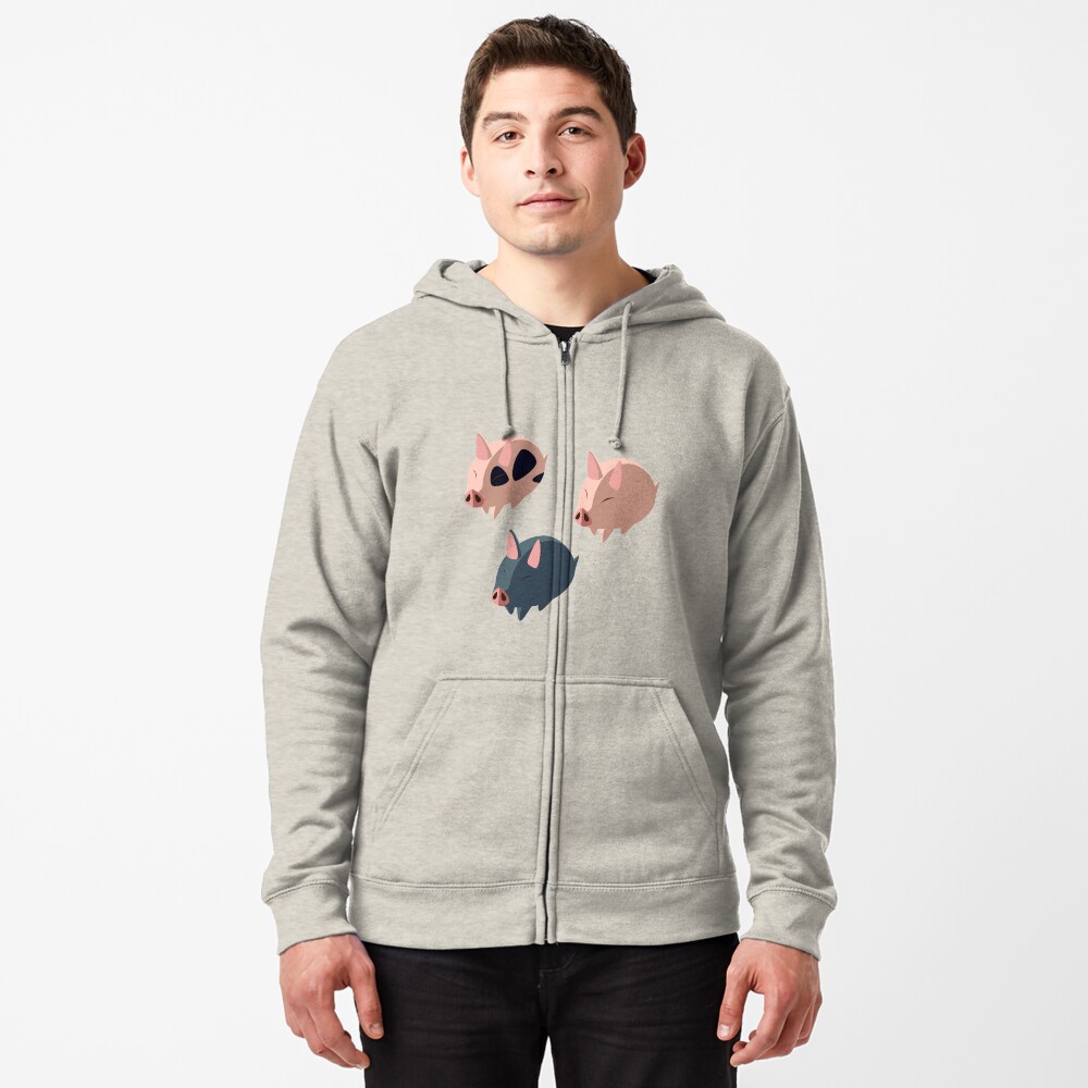 Aperçu de l'œuvre Veste zippée à capuche créée et vendue par dicktree.