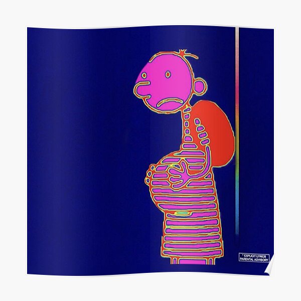 Greg Heffley iridescence cover Poster