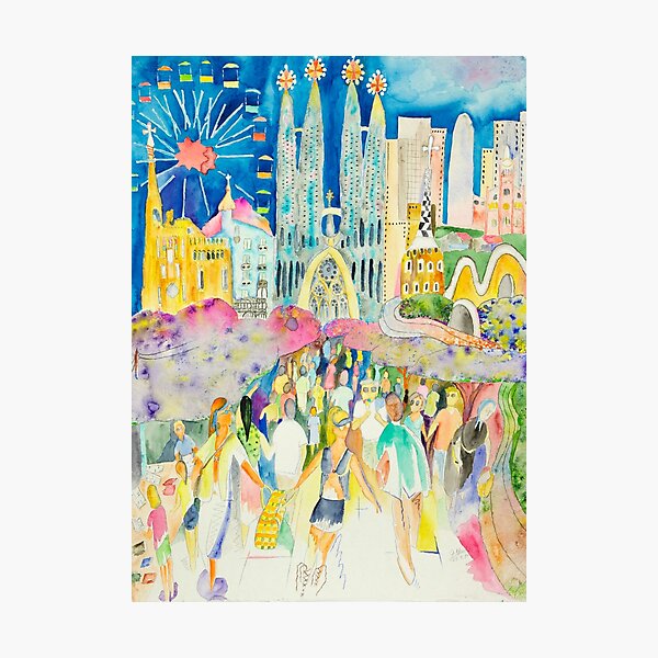 Item preview, Barcelona, between Art Nouveau and lively streets (Ramblas) designed and sold by gheider.
