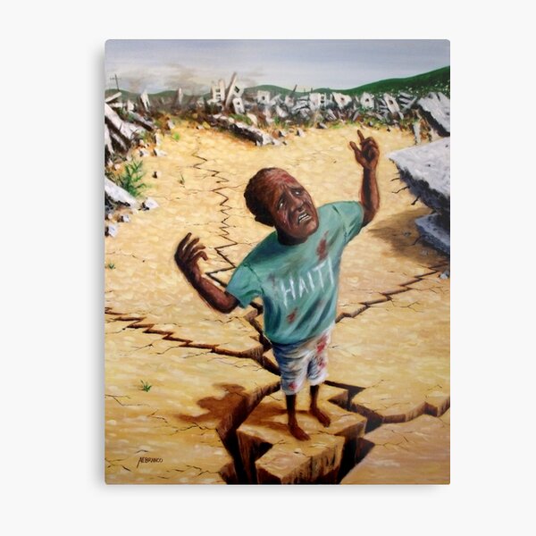 Help Haiti Metal Print