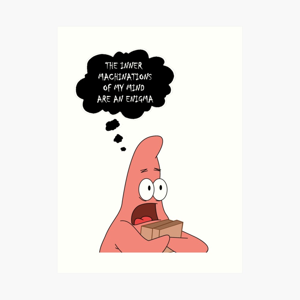Inner Machinations of My Mind are an Enigma no background&quot; Art 