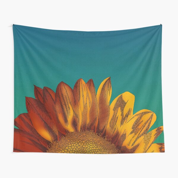 sunflower mandala tapestry