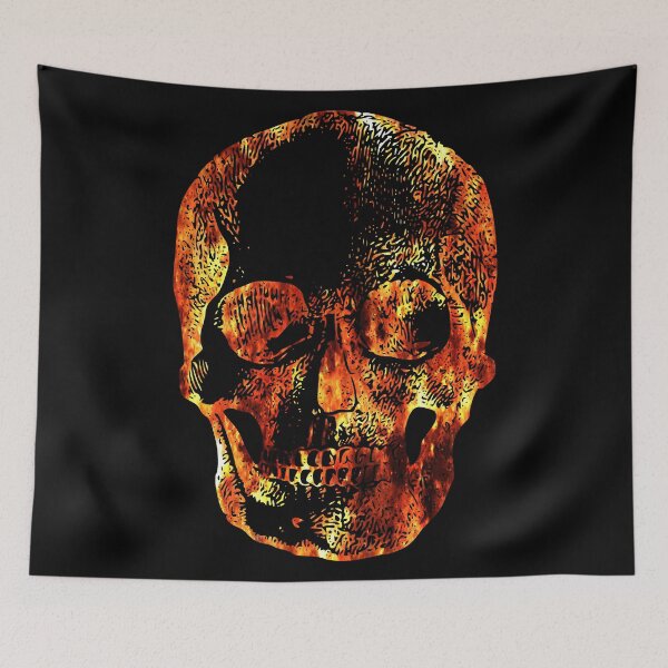 Item preview, Flaming Skull designed and sold by sycho25.