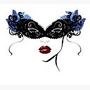 Masquerade Mask Fashion Girl Poster By Bambino Redbubble