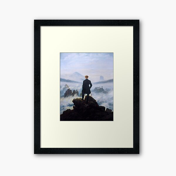 Aperçu de l'œuvre Caspar David Friedrich "errant au-dessus de la mer de brouillard" créée et vendue par Alexandra Dahl.