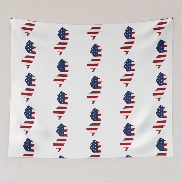 Item preview, New Jersey American Flag designed and sold by pjohnson67.