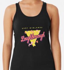 Retro 90s Pop 'Loughborough' Vintage East Midlands Racerback Tank Top