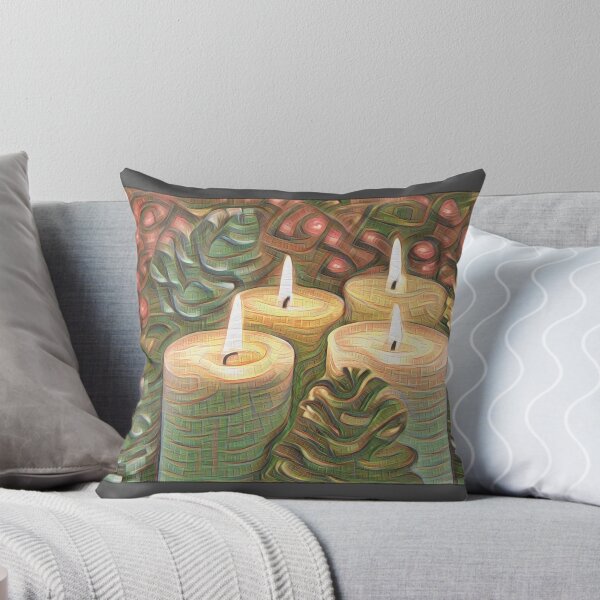 Item preview, Abstract Art #6 - Yuletide Candles designed and sold by HelloAbstract.