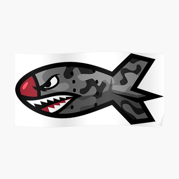 Bape Shark Bomb Torpedo Poster