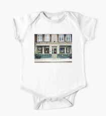 Der weiße Hart Baby Body Kurzarm