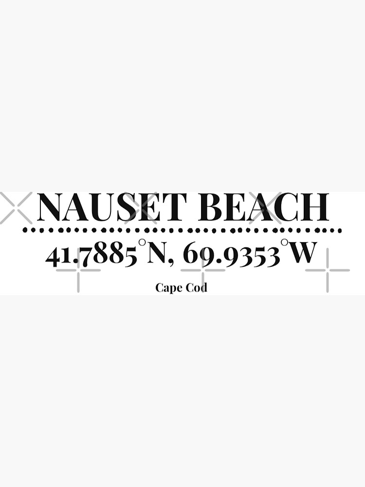 "Nauset Beach" Sticker for Sale by katiabattistoni Redbubble