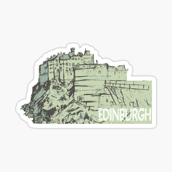 Castle Rock, Edinburgh Sticker