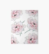 Peony Art Board Print