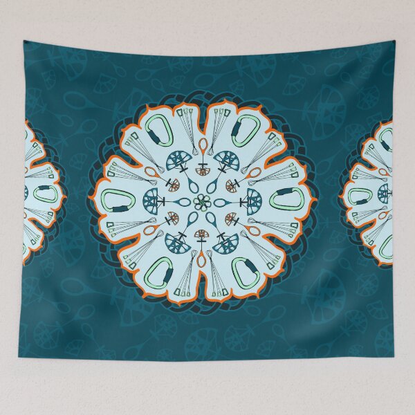Item preview, Trad Climbing Mandala designed and sold by Lindsey McDonald.