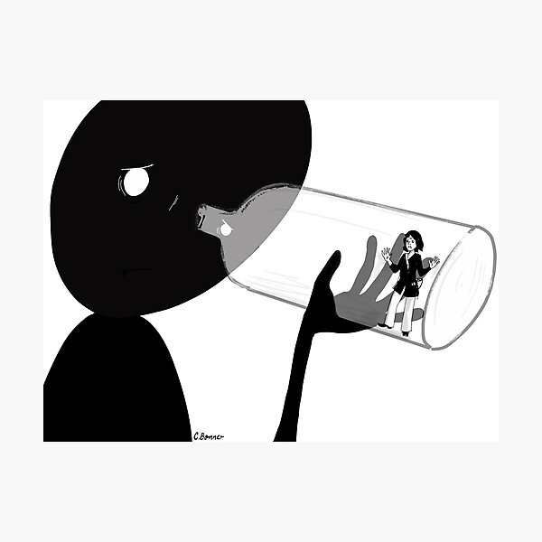 Stick Figure Issues Photographic Print