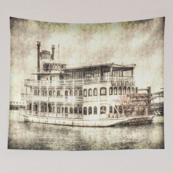 Item preview, New Orleans Paddle Steamer Vintage designed and sold by bejacs.