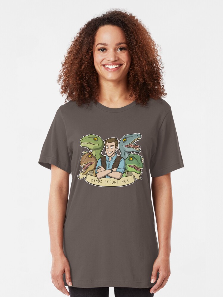 Alternate view of Dinos Before Hos Slim Fit T-Shirt