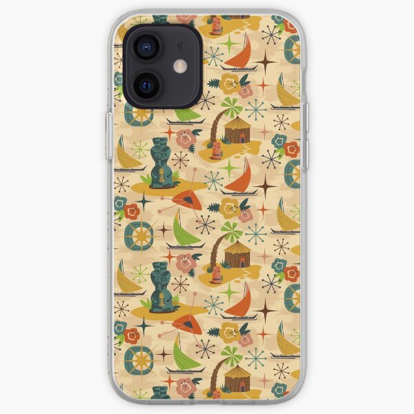 Mid Mod Tiki iPhone Soft Case