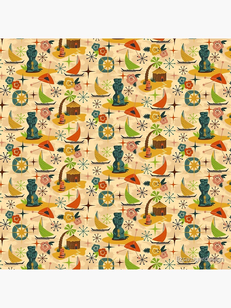 Mid Mod Tiki by lizsawyerdesign