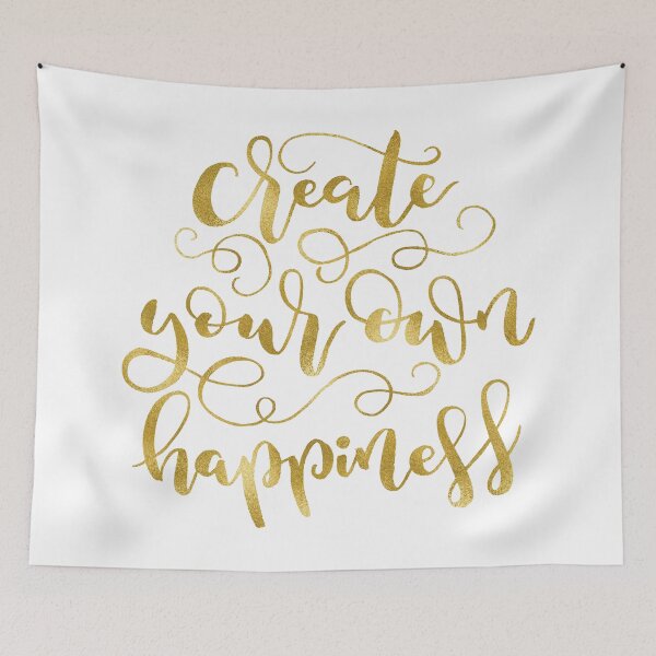 Item preview, Create Your Own Happiness | Gold Palette designed and sold by RebeccaFlaherty.
