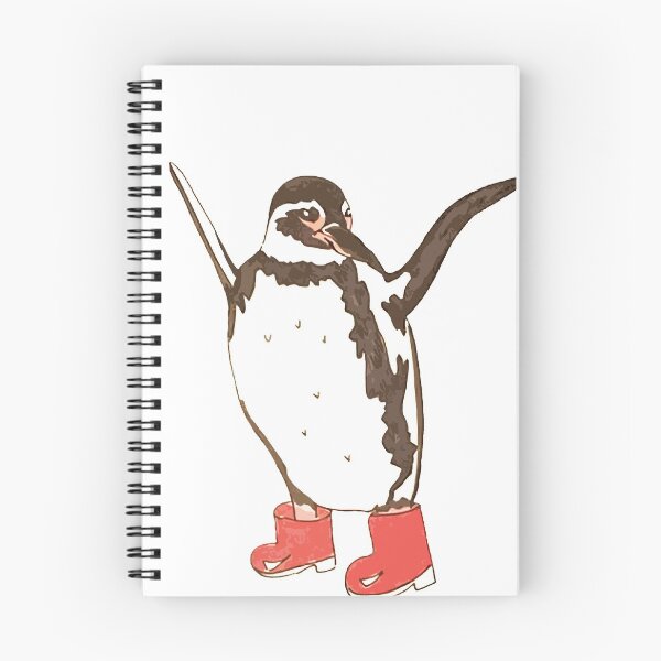 Item preview, Penguin in wellies designed and sold by KitCatCards.