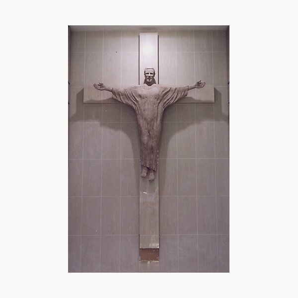 jesus (altar peice for st mary's myrtleford) Photographic Print