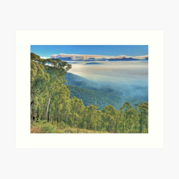 Item preview, Kiewa Valley: Smoke from controlled burning. designed and sold by johnrf.