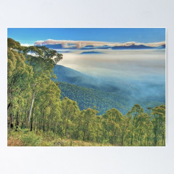 Item preview, Kiewa Valley: Smoke from controlled burning. designed and sold by johnrf.