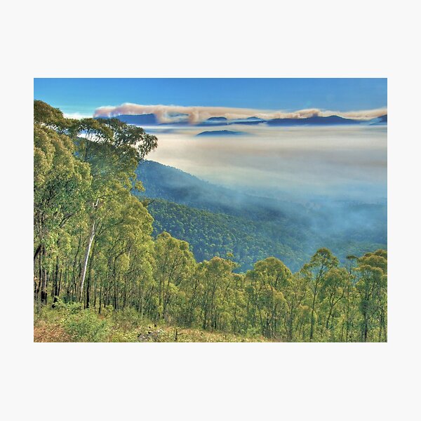 Item preview, Kiewa Valley: Smoke from controlled burning. designed and sold by johnrf.