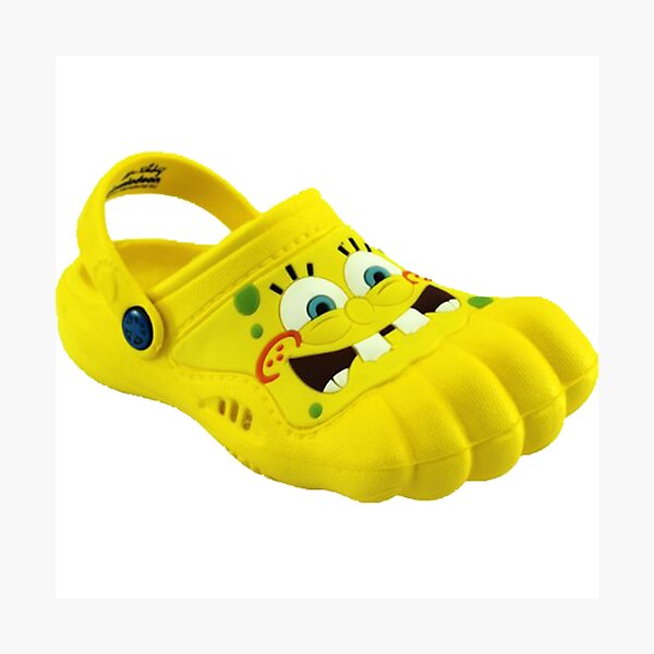 spongebob toe crocs