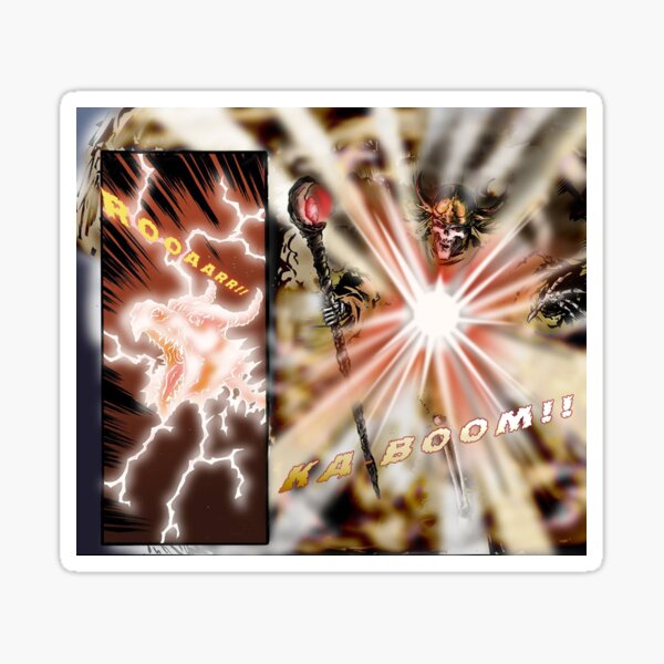 THE LICH faces the Wrath of ARISTAR! Sticker