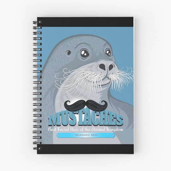 Item preview, Mustaches: Bearded Seal designed and sold by Peppermint Narwhal.