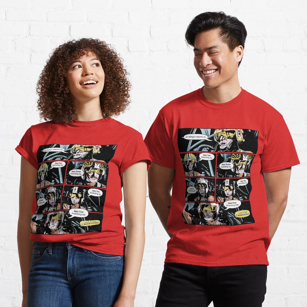 Red Five Standing By Classic T-Shirt