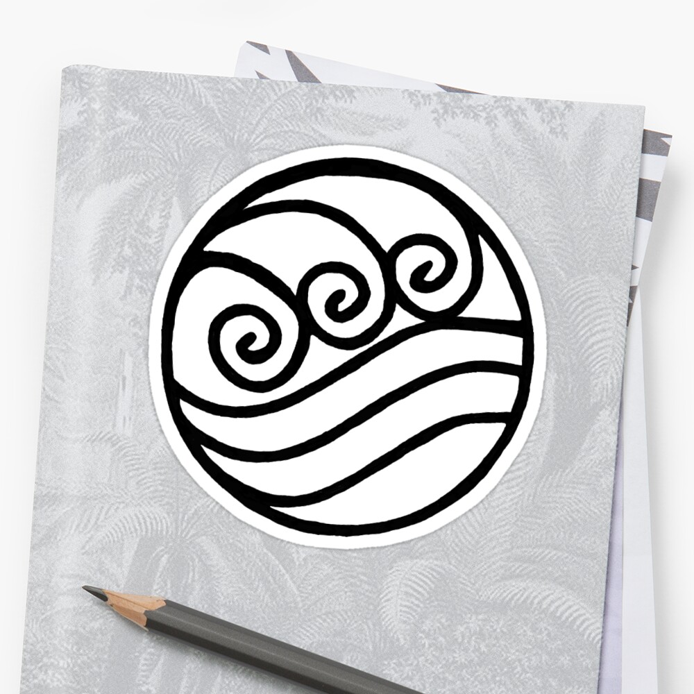 Avatar Water Tribe Symbol Stickers By Stephanie Ward Henle Redbubble 6541