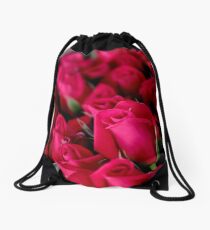 I love the roses from the Farmers Markets Drawstring Bag