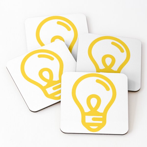Item preview, illuminator yellow bulb idea inspired design designed and sold by Urban Binge.