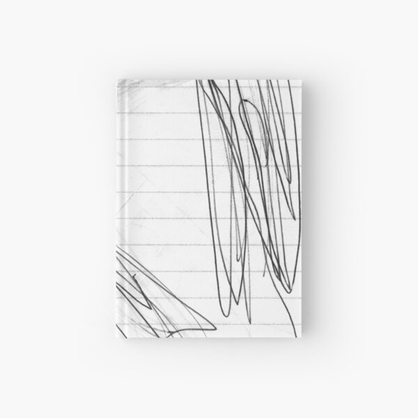#lineart #blackandwhite #wing #chalkout wire design cable art Hardcover Journal