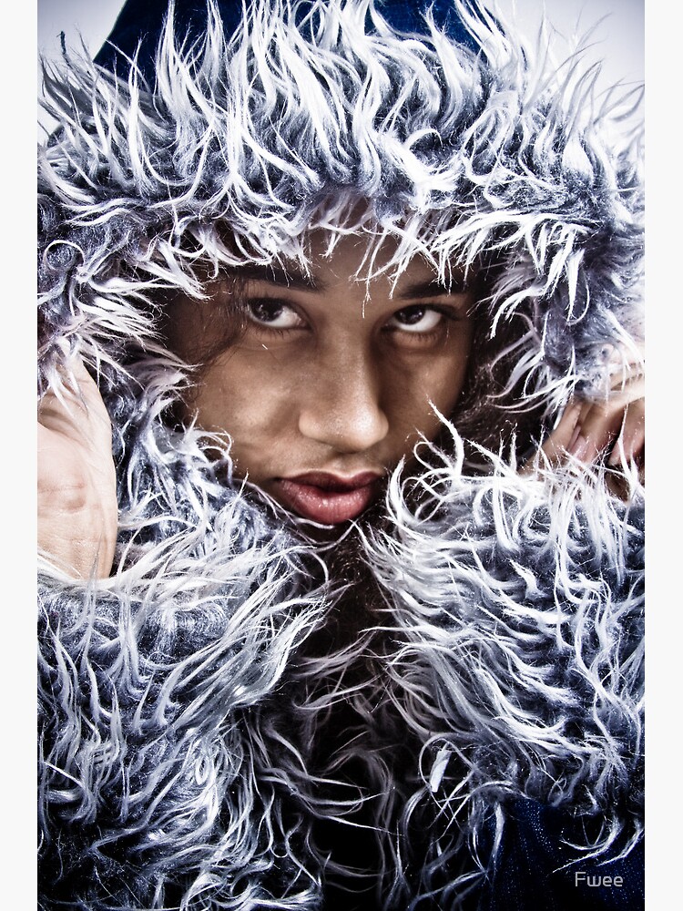 Thumbnail 2 of 2, Greeting Card, Cold Coat designed and sold by Fwee.