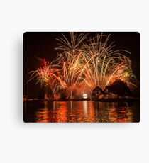 Celebrate! Illuminations Reflections of Earth at Epcot Canvas Print