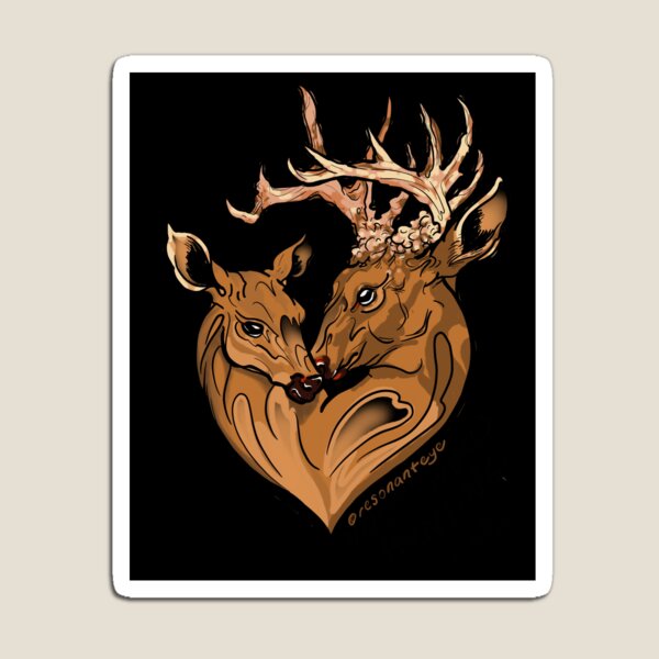 deer love Magnet