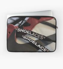 Weißer Schnürsenkel Laptoptasche