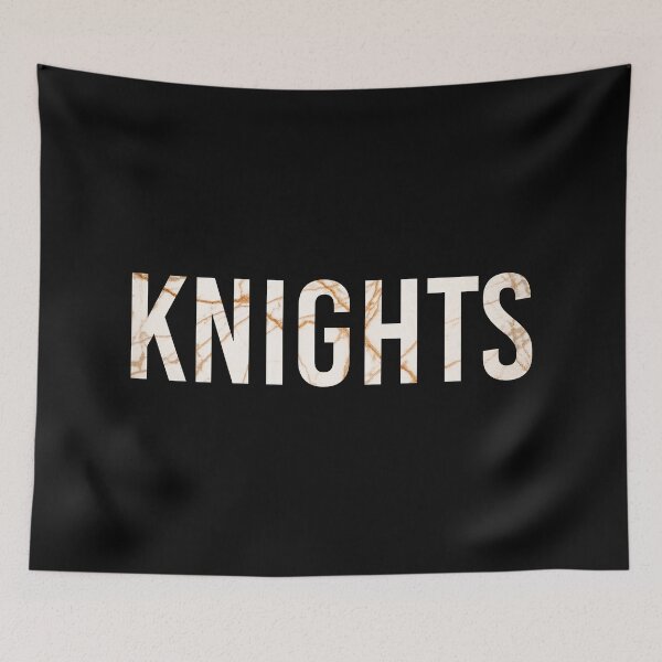Item preview, GOLD MARBLE KNIGHTS - UCF Stickers and Tapestries designed and sold by itswillharris.