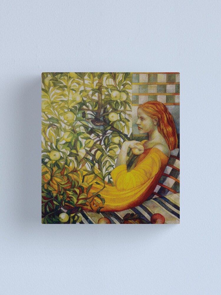 Alternate view of the apples lady Canvas Print