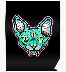 3. Auge Sphynx Katze Poster