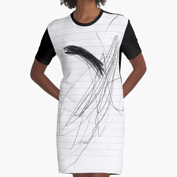 #lineart #face #blackandwhite #head sketch wing monochrome artwork Graphic T-Shirt Dress
