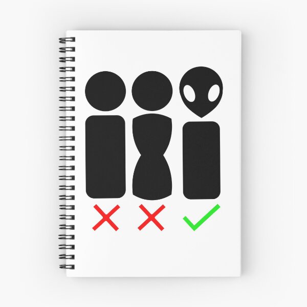 Item preview, Alien Gender (Silhouette) designed and sold by Quirkball.