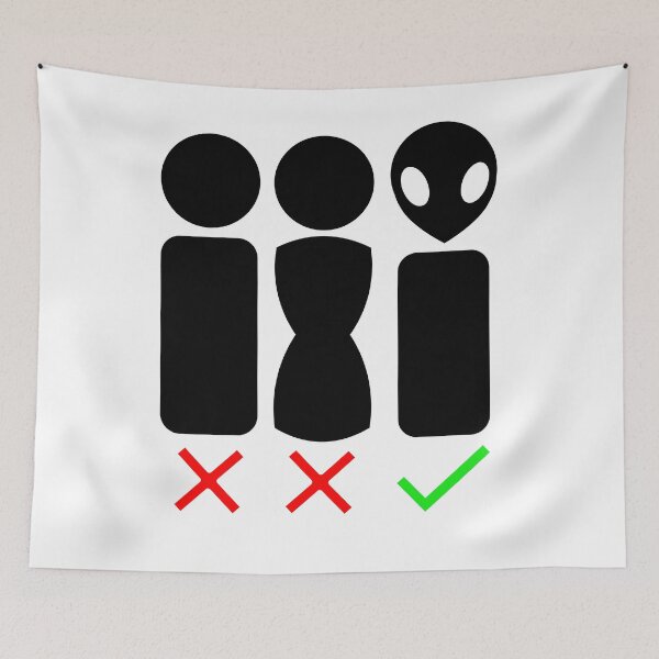 Item preview, Alien Gender (Silhouette)  designed and sold by Quirkball.