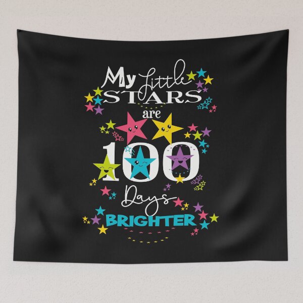 Item preview, 100 Days Of School For Teachers My Little Stars are 100 Days Brighter designed and sold by Sapphire Star.
