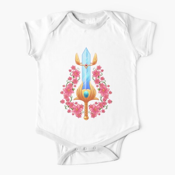 Power to the Princess Short Sleeve Baby One-Piece