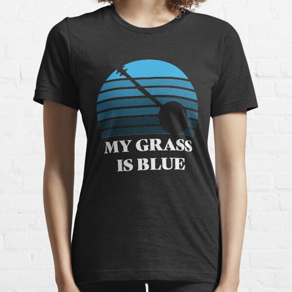 Retro Banjo My Grass is Blue T-Shirt Essential T-Shirt